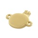 Enameled Zamak Connector Pomegranate 12x15mm