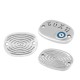 Conector Esmaltado de Zamak con ojo Turco 20 x 15 mm