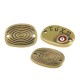 Conector Esmaltado de Zamak con ojo Turco 20 x 15 mm