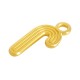 Colgante de Zamak Esmaltado en Forma de Caramelo 7 x 13 mm