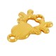 Conector de Metal Zamak Ciervo con Esmalte 15mm