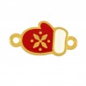 Placcato in oro 24K / 0,12 µm / Rosso