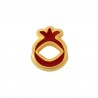 Placcato oro 24 carati / 0,12 µm / Rosso ciliegia