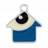 999° Silver Antique Plated/ 5µm/ Cerulean/ Ivory/ Black
