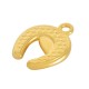 Charm fer à Cheval en Zamak Émaillé avec œil Maléfique 16 mm