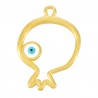 Oro 24K/Blanco/Azul Claro/Negro