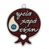 999° Silver Antique Plated/ 5µm/ Transparent Red/ Ivory/ Cerulean/ Black