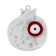 Pendentif en Zamak Émaillé Grenade avec œil Maléfique 36 x 42 mm