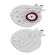 Pendentif en Zamak Émaillé Grenade avec œil Maléfique 36 x 42 mm