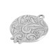 Pendentif en Zamak Émaillé Grenade avec œil Maléfique 28 x 29 mm