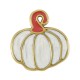 Colgante de Metal Zamak Calabaza con Esmalte 35x37mm