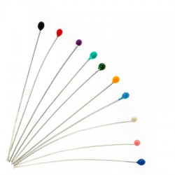 Enameled Brass Ball Pin 50mm/0.7mm
