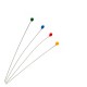 Baston Alfiler de Metal Laton con Bola Esmaltada 7x52mm/2mm