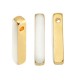 Barra de Metal Latón Esmaltado 4x20mm (Ø2mm)