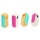 Enameled Brass Bead Bar 9.5x3.8mm Ø1.8mm