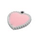 Enameled Stainless Steel 304 Charm Heart 13x14mm