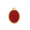 Oro 18 carati/rosso ciliegia