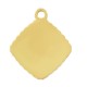 Enameled Stainless Steel 304 Charm Rhombus with Star 8x10mm