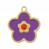 18K Gold/ Purple/ Dark Orange
