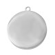 Breloque Ronde Œil Porte-Bonheur avec Émail 23mm en Acier Inoxydable 304