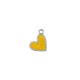 Enameled Stainless Steel 304 Charm Heart 12x13mm