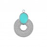Steel/ Turquoise