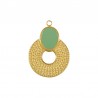 Or 18 carats/Menthe