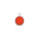 Charm rond en Acier Inoxydable 304 Émaillé 7 mm