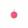 Or 18 carats/Fuchsia fluo