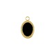 Enameled Stainless Steel 304 Charm Oval 7x9mm