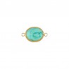 Oro 18 carati / Verde perla