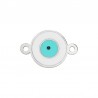 Acier/ Blanc/ Turquoise/ Noir