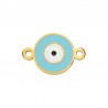 18K Gold/ Light Blue/ White/ Black
