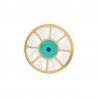 Oro 18 carati/ Bianco/ Azzurro/ Nero