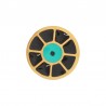 18K Gold/ Black/ Light Blue