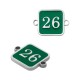 Conector Cuadrado Esmaltado de Acero Inoxidable «26» 11 mm