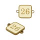 Conector Cuadrado Esmaltado de Acero Inoxidable «26» 11 mm