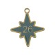 Ciondolo in Acciaio Inossidabile Smaltato a Forma di Stella 26 16X18 mm