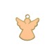 Enameled Stainless Steel Charm Angel 13x15mm