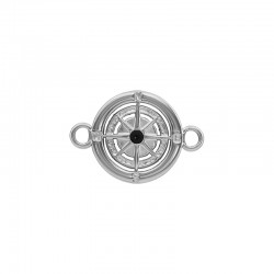 Connettore in Acciaio Inossidabile 304 Smaltato Bussola 18X26 mm