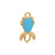 Enameled Stainless Steel 304 Charm Fish 6.8x1.3mm