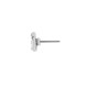 Enameled Zamak Earring Flower 7mm