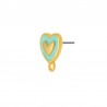 24K Gold Plated/ Howlite Turquoise