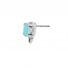 999° Silver Antique Plated/ Turquoise