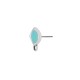 Boucle D'Oreille en Zamak Émaillé Rhombus ~10 mm