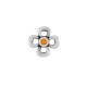 Orecchini in Zama Smaltata a Forma di fiore 11 mm
