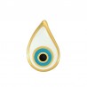 Plaqué or 24 carats/Blanc/Azur/Noir
