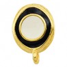 24K Gold Plated/ Black/ Ivory