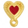 Plaqué or 24 carats/Rouge