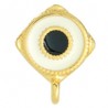 24K Gold Plated/Ivory/Black